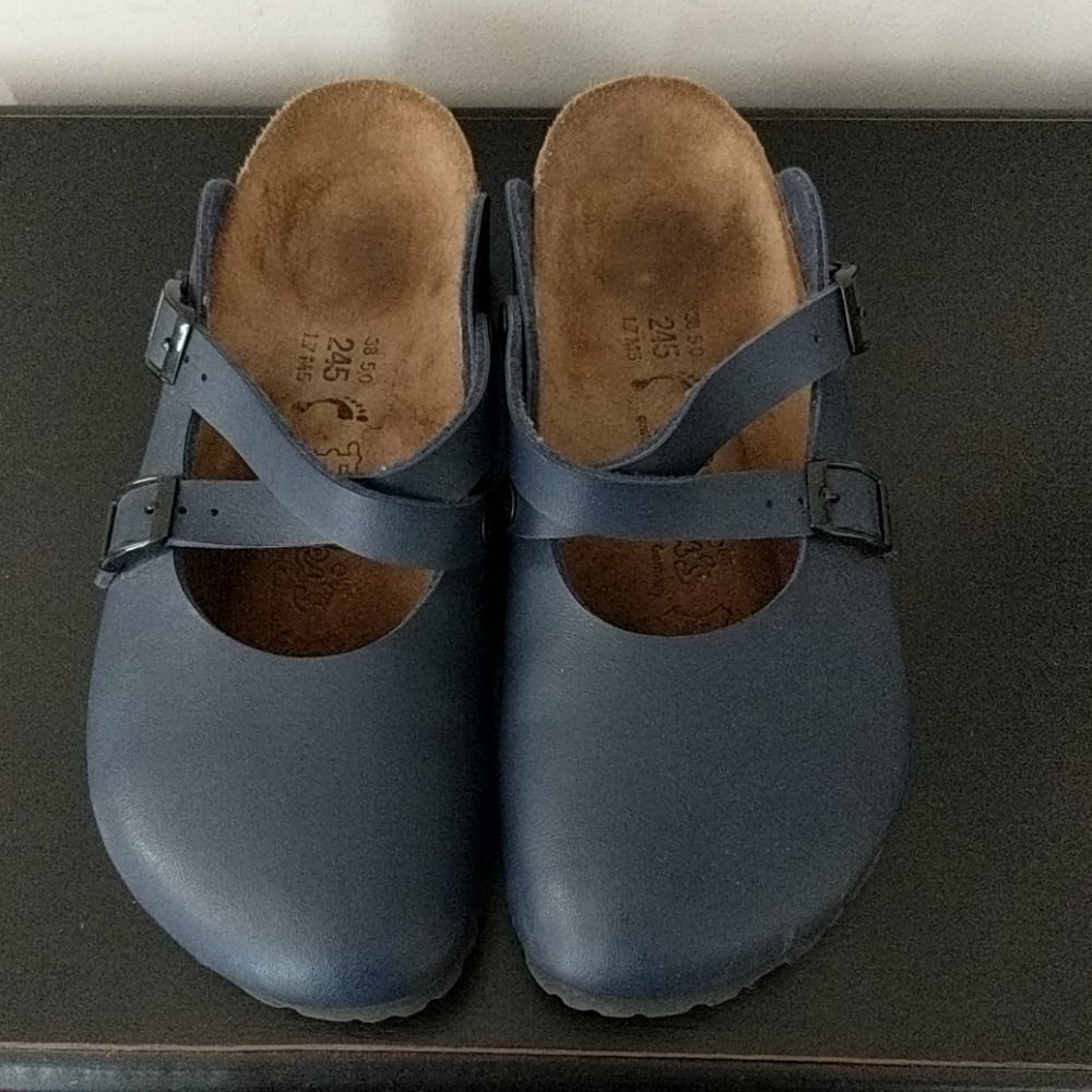 Blue Birkenstocks